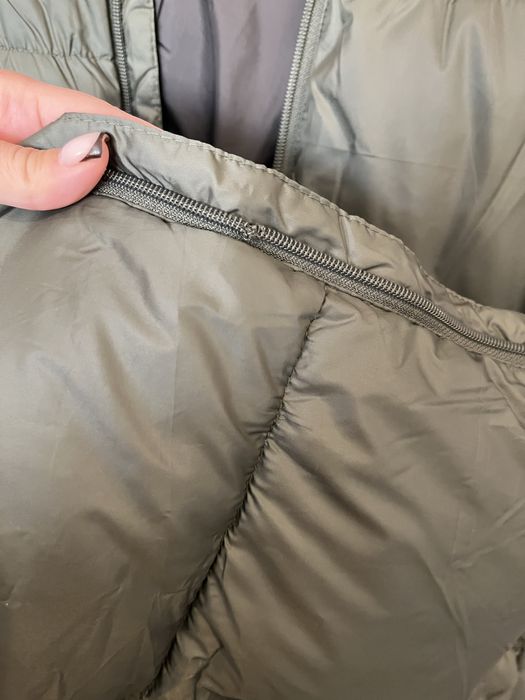 Пальто -пуховик на замку