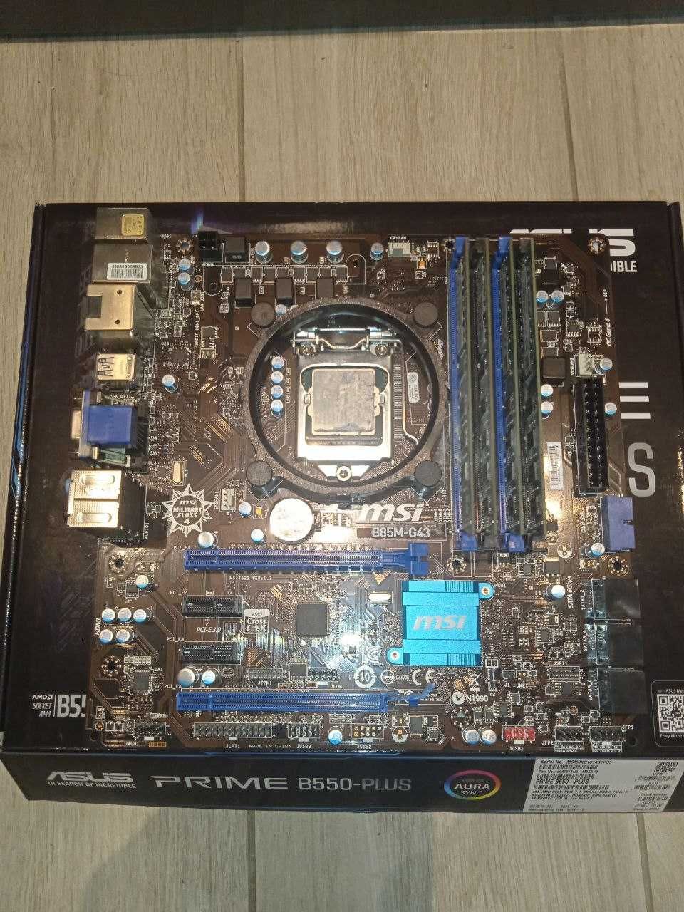 Intel xeon 1270v3 + MSI B85M-G43+16GB DDR3 1600MHz