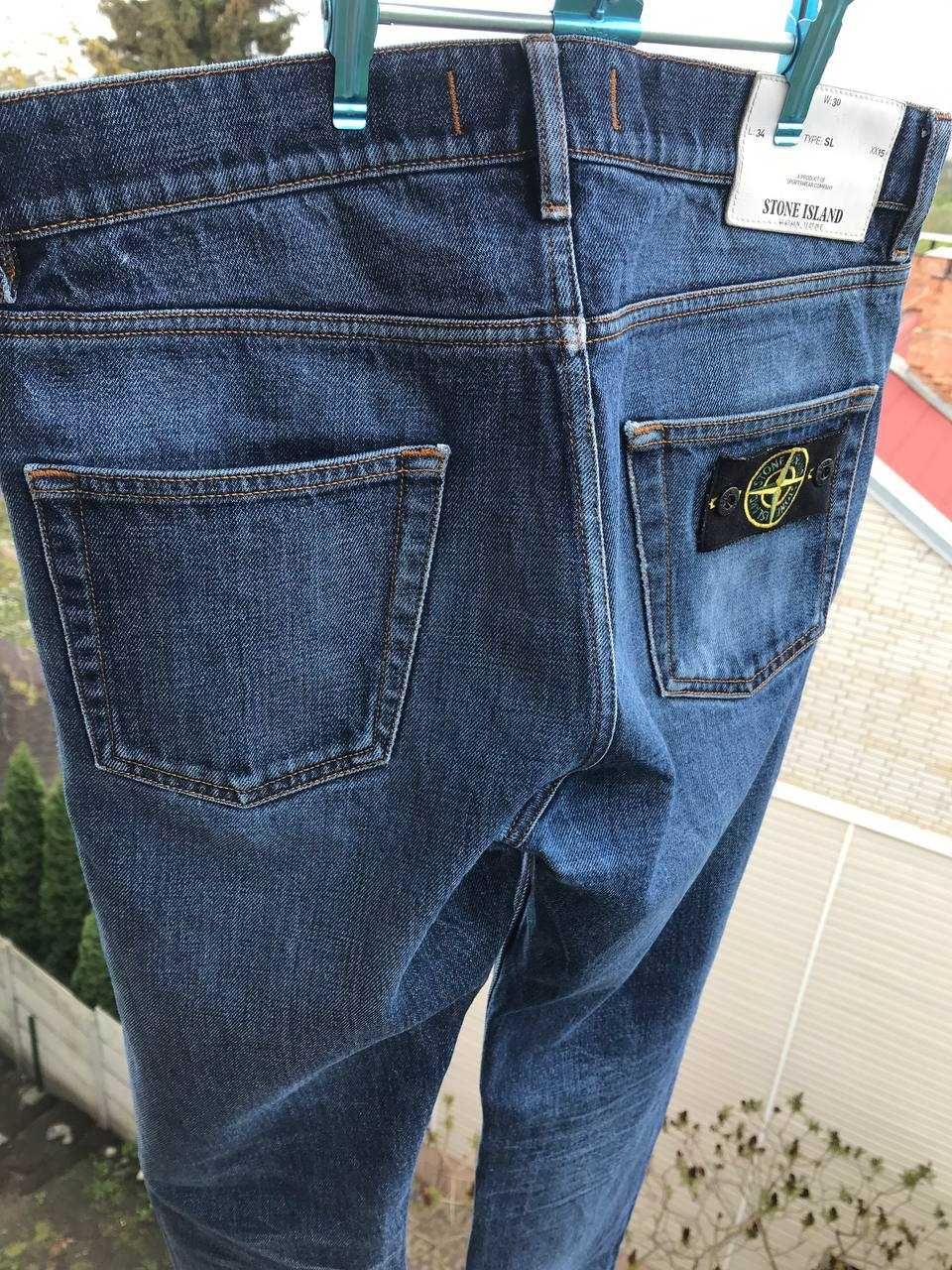 Джинсы мужские Стоун Айленд Джинси чоловічі Stone Island Jeans W30 L34