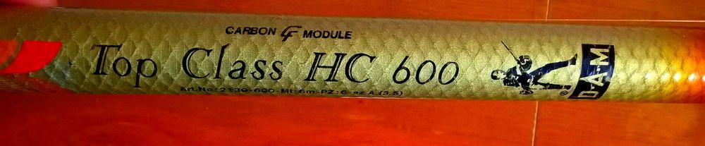 Wędka  DAM HC 600 CARBON  6 m kołowrotek  MICHEL