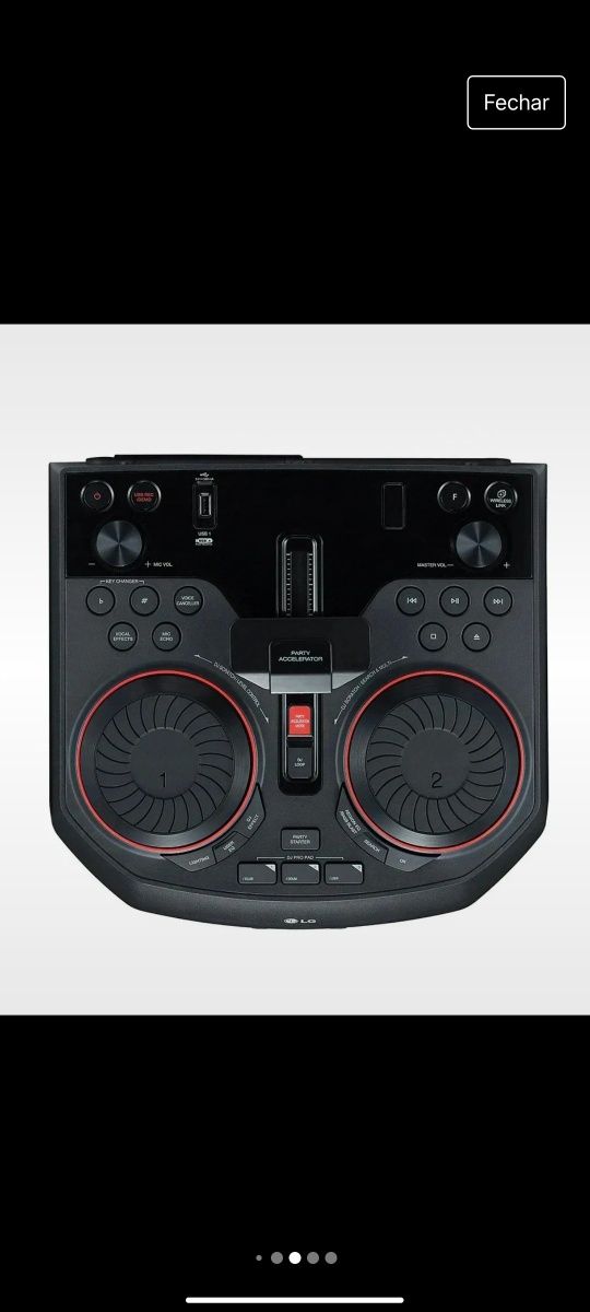 Coluna grande LG 500w