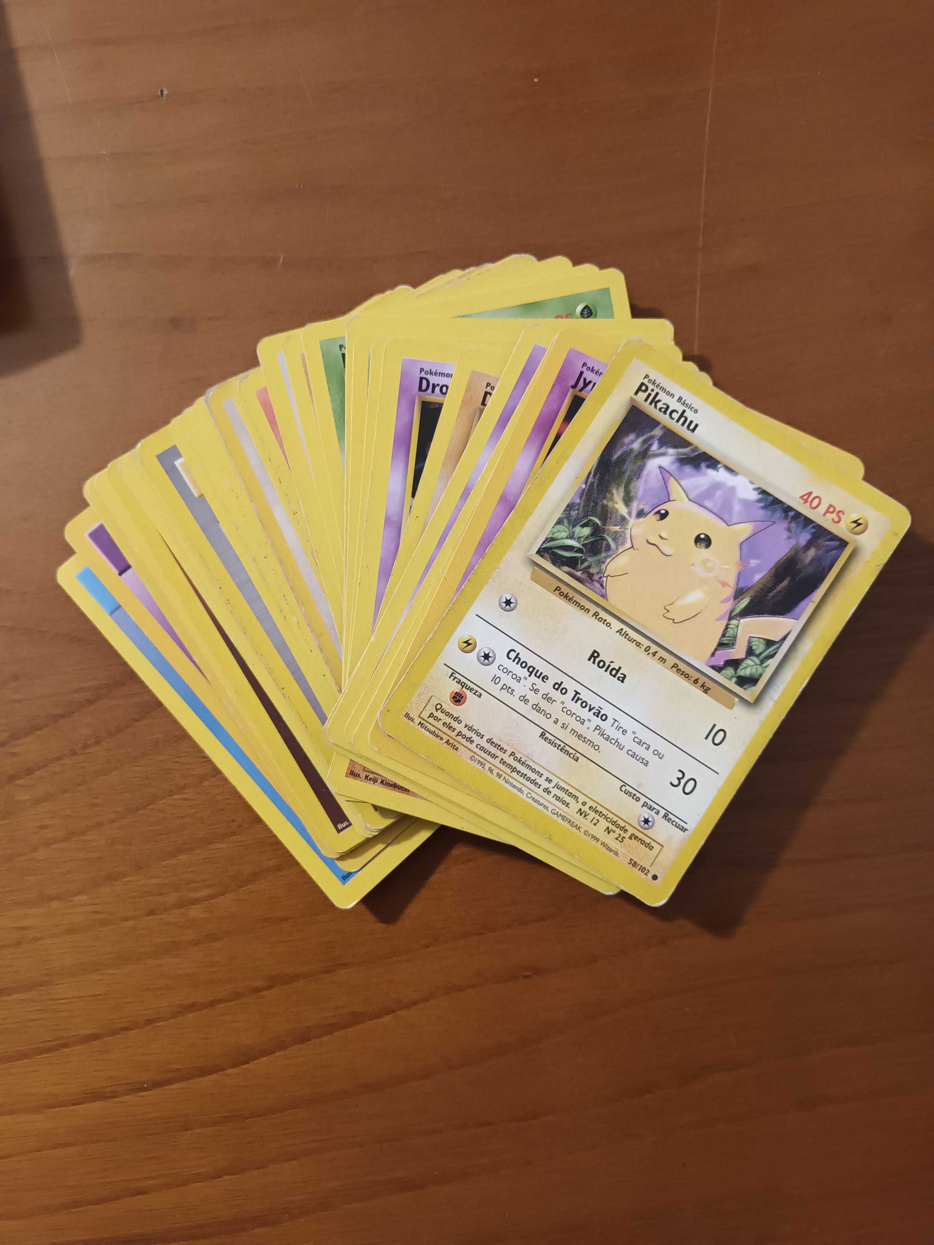 Cartas Pokemon antigas