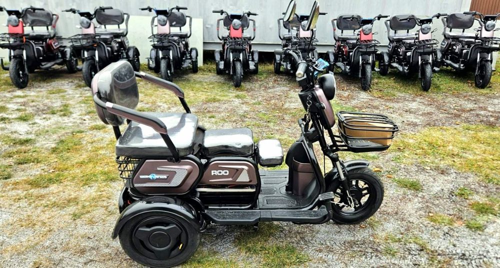 Dominator Самий ПОТУЖНИЙ трехколесный скутер колесо"10"электротрицикл