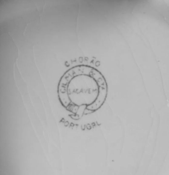 NV preço RARO prato, Chorão, preto, 32,5 cms, da Fábrica Sacavém