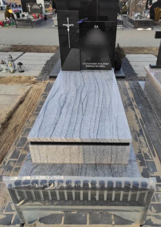 Nagrobek viscount z pojedynczą wstawka