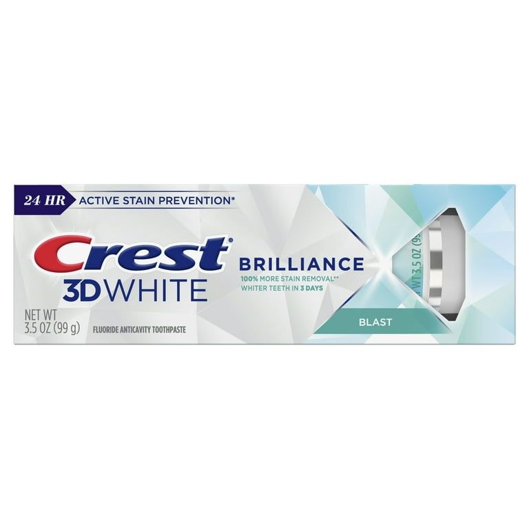 Отбеливающая бриллиант зубная паста Crest 3D Brilliance Blast 99g- USA