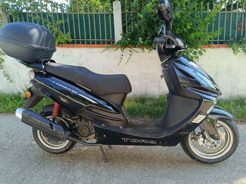 Duży Skuter TORQ 50 cm Na Dowód 2017Stan BDB Niski przebieg Kufer RATY