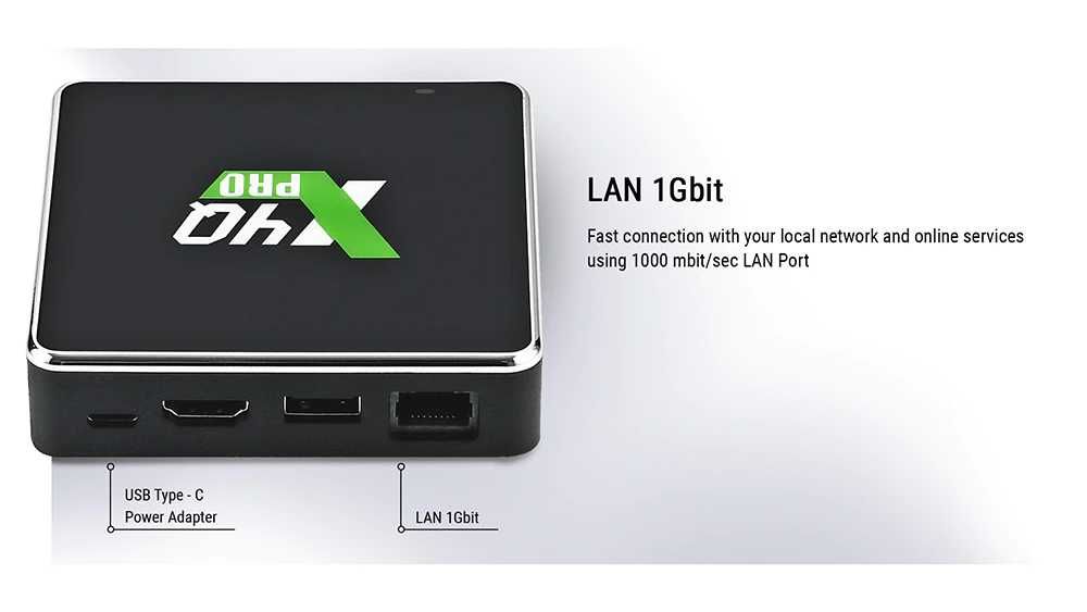 UGOOS X4Q  Pro 4/32  Смарт ТВ бокс ТВ-приставка Smart TV box media