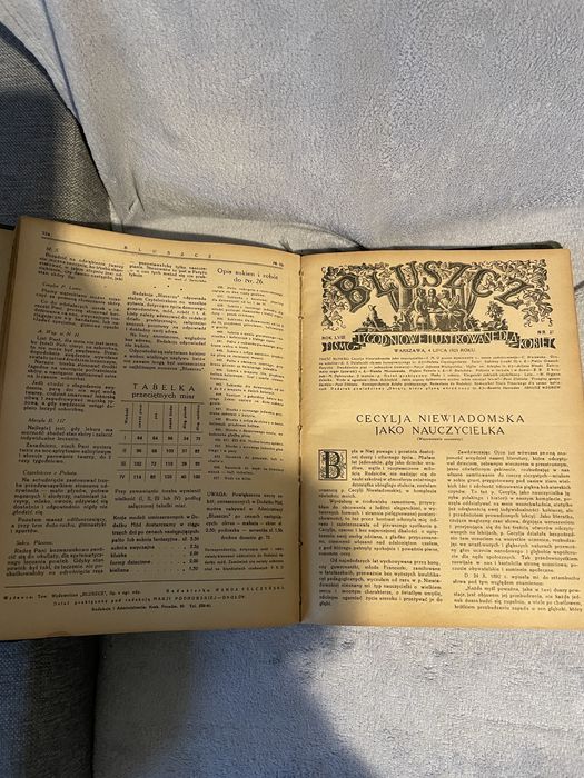 Czasopismo Bluszcz cały rocznik 1925