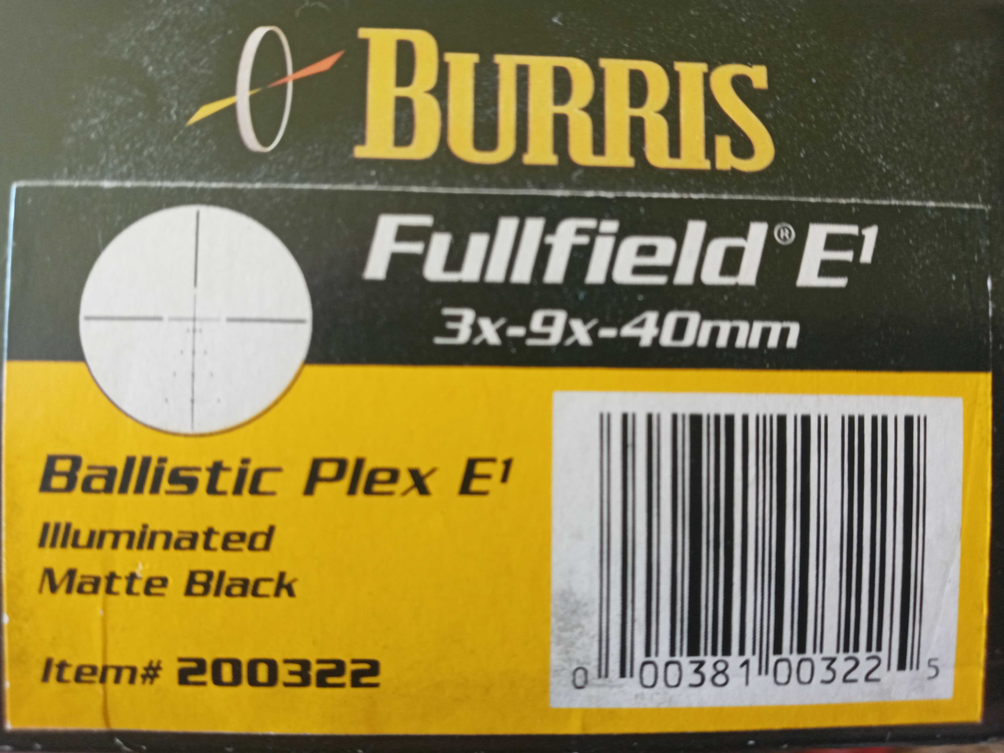 Приціл оптичний Burris 3÷9×40