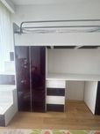 Komplet mebli z antresolą, łóżko Raj 4S