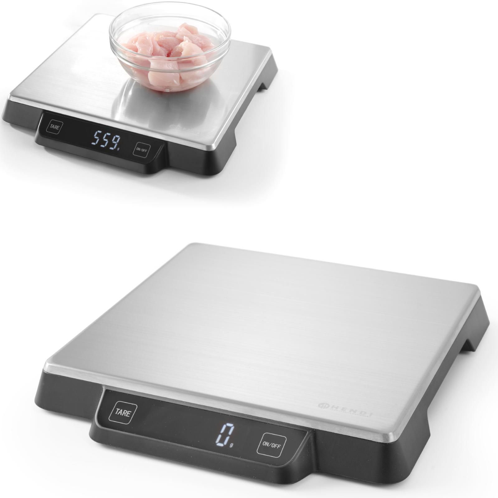waga elektroniczna gastronomiczna do kuchni 15kg / 1g - hendi 580233