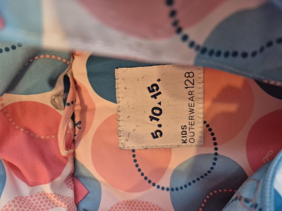 Kurtka narciarska dla dziewczynki 5.10.15 rozmiar 128