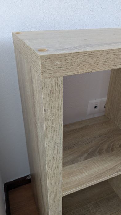Estante 2x2 castanha Cubos 76x39x76