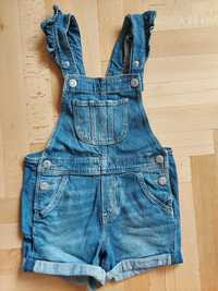 Ogrodniczki jeans jeansowe rozmiar 110