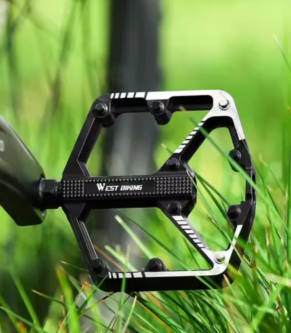 Pedały platformowe West Biking DU MTB Czarne Lekkie i wytrzymałe Nowe