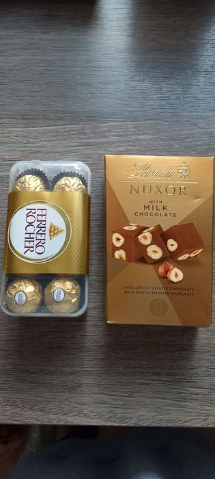 Zestaw czekoladek Ferrero i Lindt Nuxor