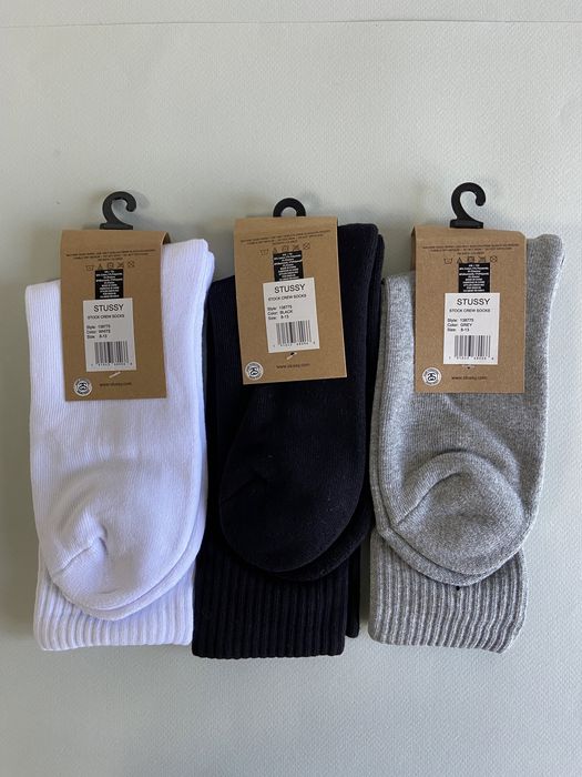 Шкарпетки Stussy носки socks stussy стусі високі стуси+стікери stussy