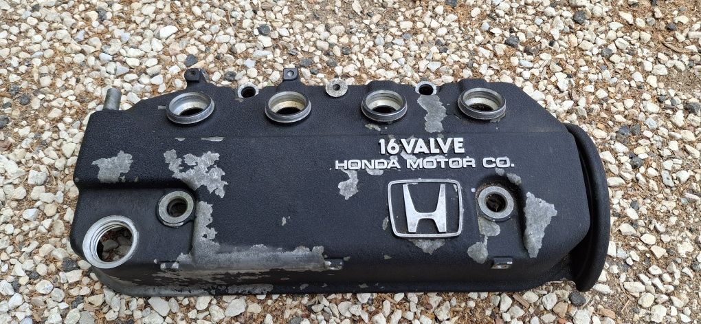 Tampa do Honda "16 VALVE" e "HONDA MOTOR CO.nta