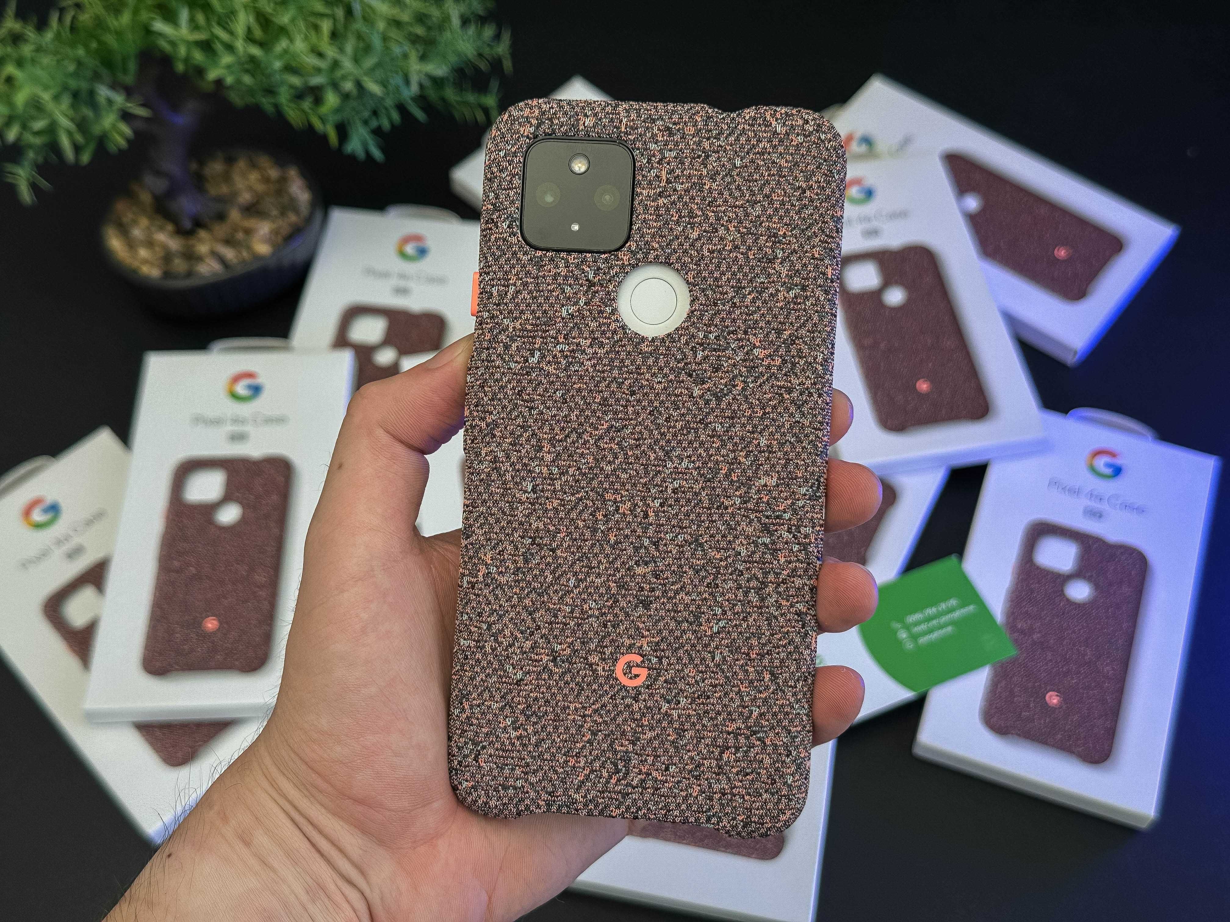 NEW Оригінальний чохол Google Pixel 4a 5G Fabric Case Chili Flakes