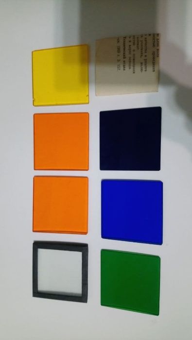 Світлофільтри для фотоапарата набір із оптичного скла