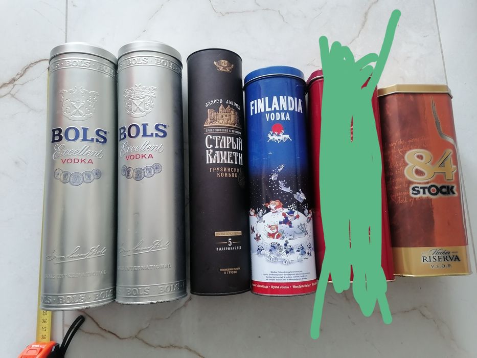 Puszki na butelki 5 sztuk