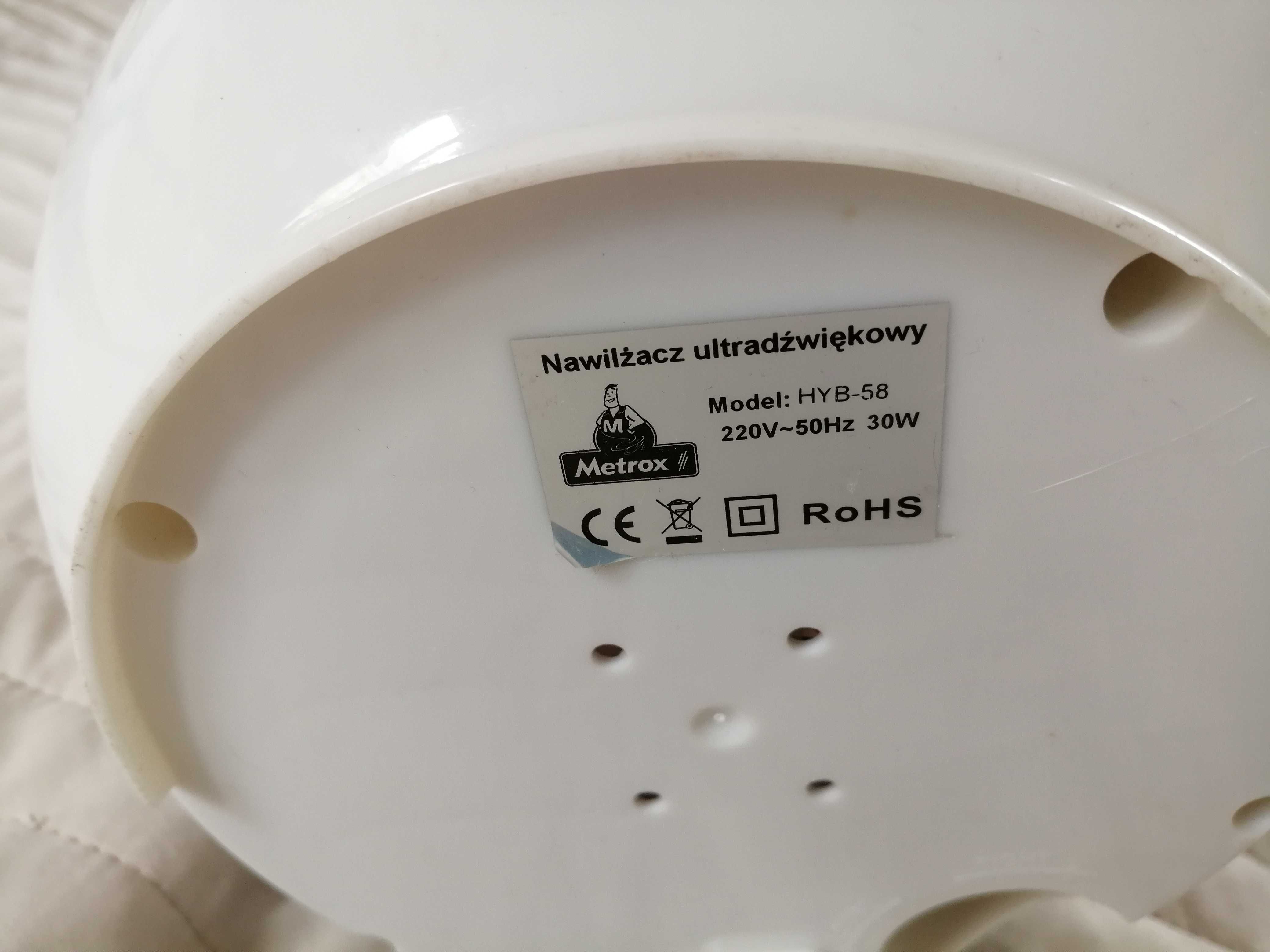 Ultradźwiękowy nawilżacz powietrza Metrox