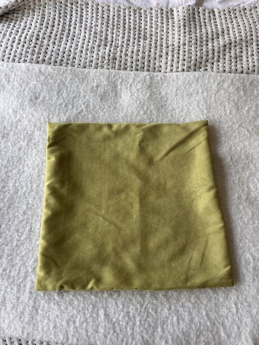 Fronha de almofada verde 40x40cm