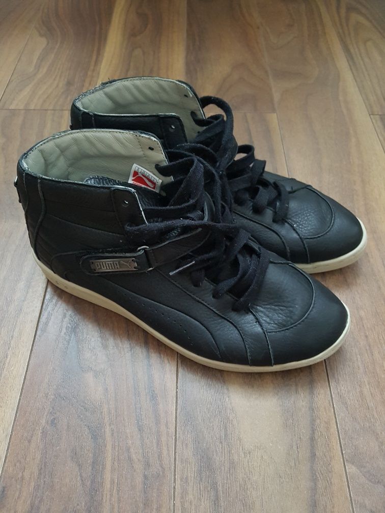 Skórzane snikersy trampki Puma 39 adidasy