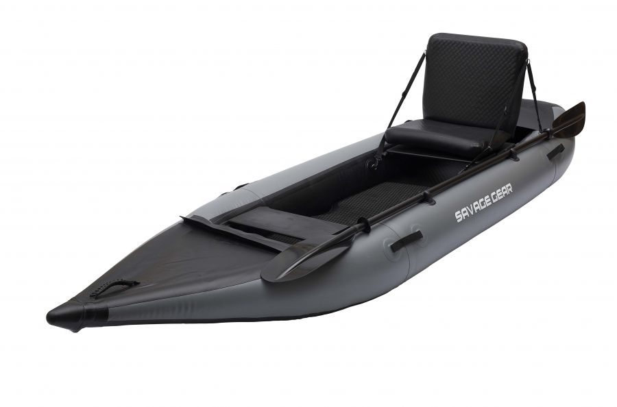 kajak ponton wędkarski tylko 20 kg 330 cm Savage Gear wiosło pompka