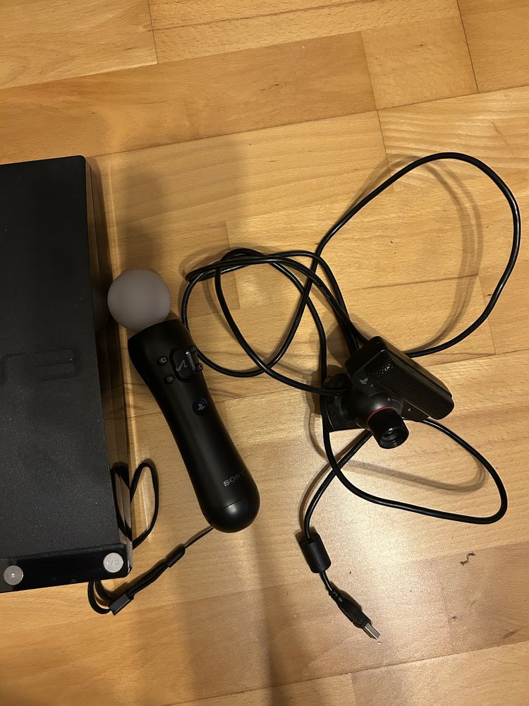Konsola PS3 move z dwoma oryginalnymi padami