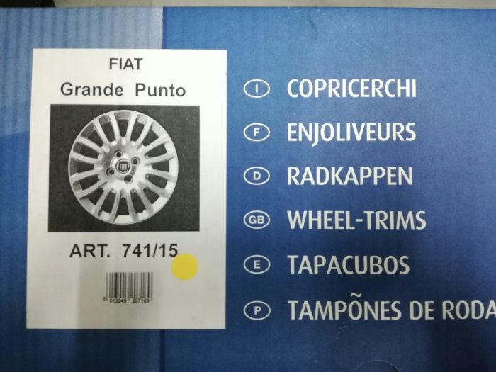 Tampões Roda Fiat Grand Punto 15"
