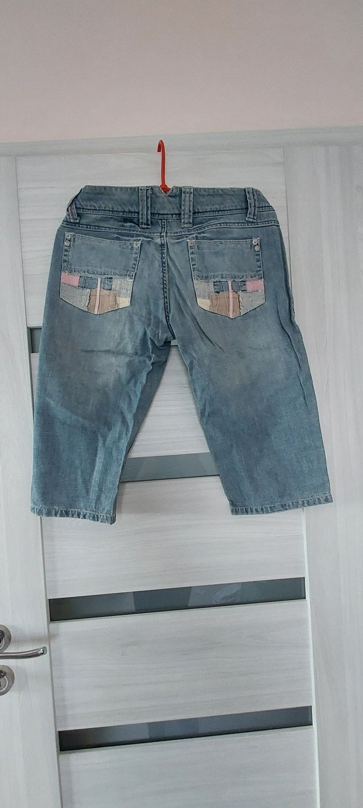 Rybaczki jeansowe dżinsowe dziny szorty bermudy denim