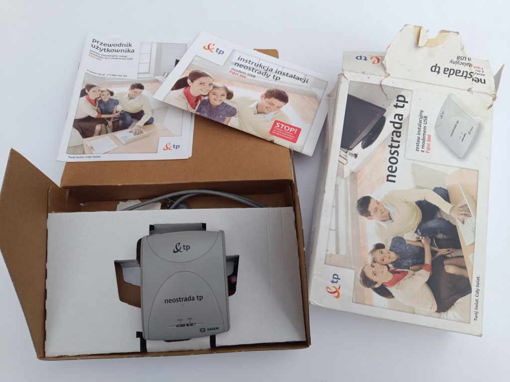 Router neostrada TP z lat dziewięćdziesiątych Sagem