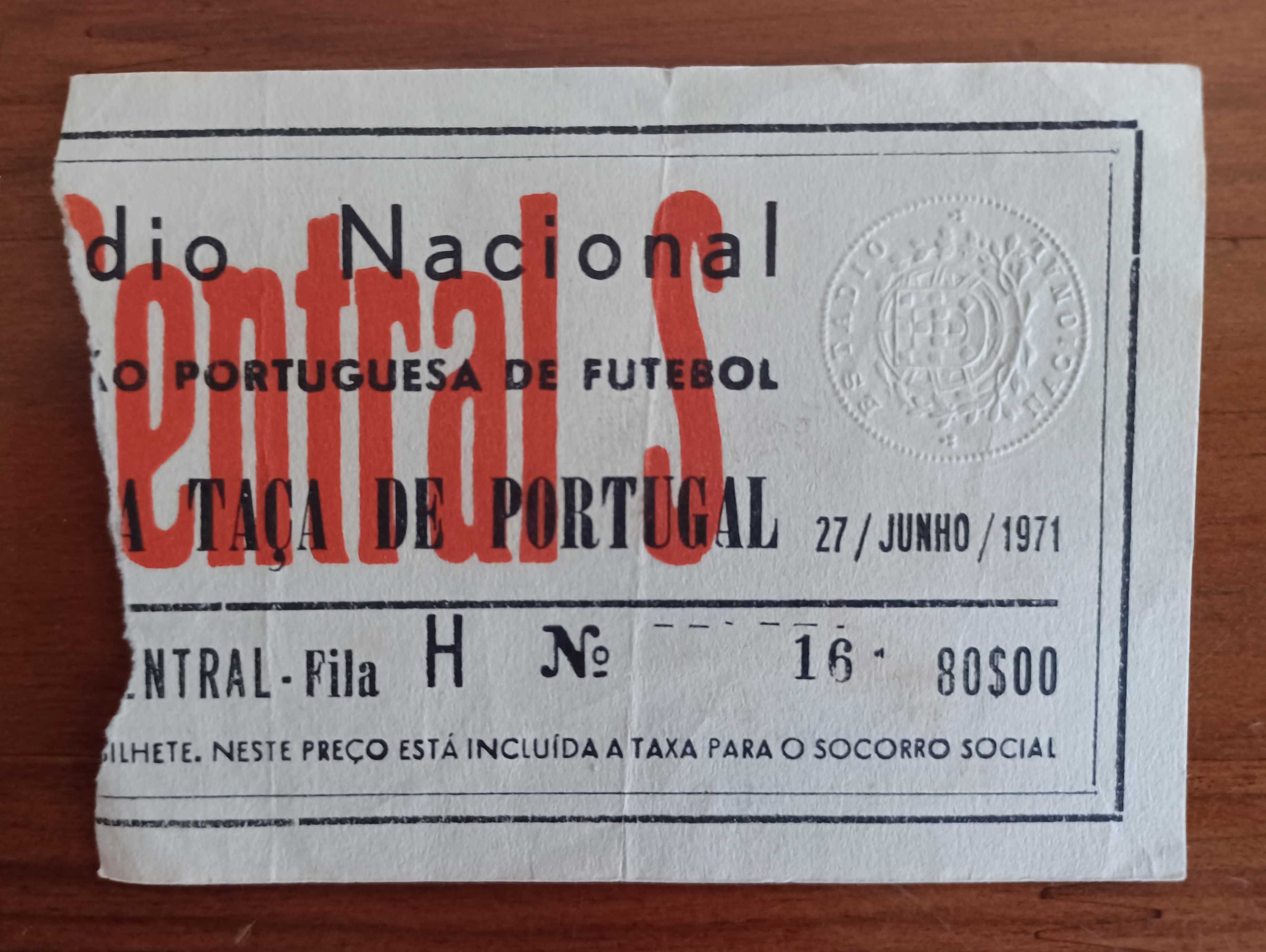 Bilhete de Futebol