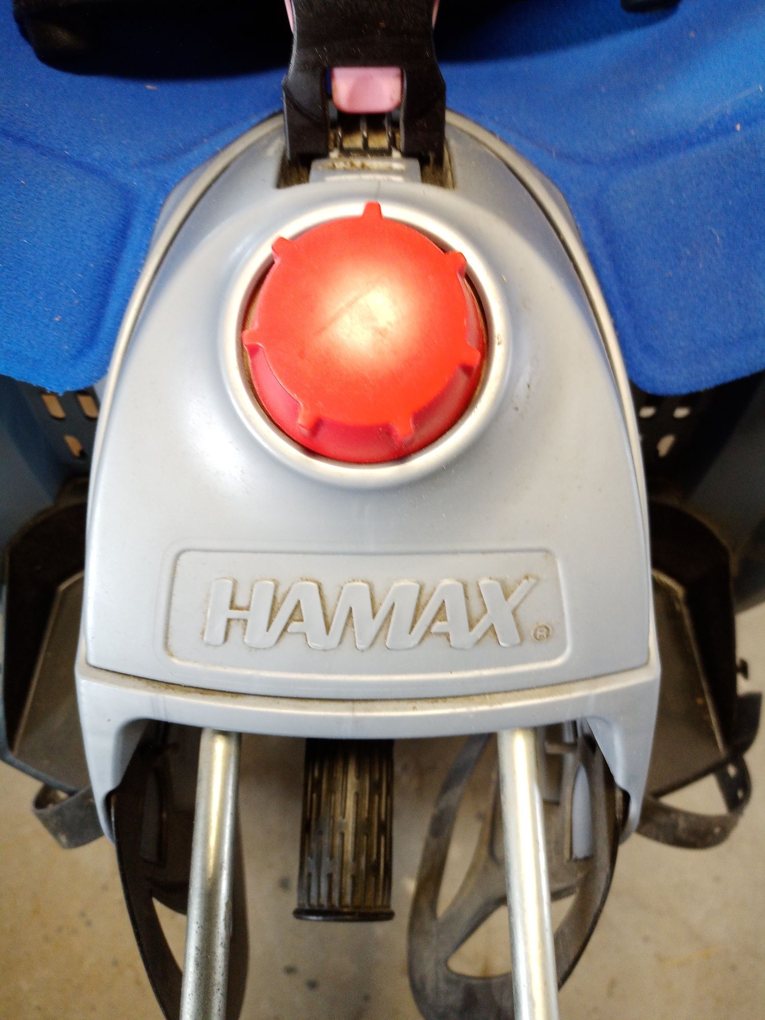 Fotelik rowerowy Hamax z regulacją 2 adaptery