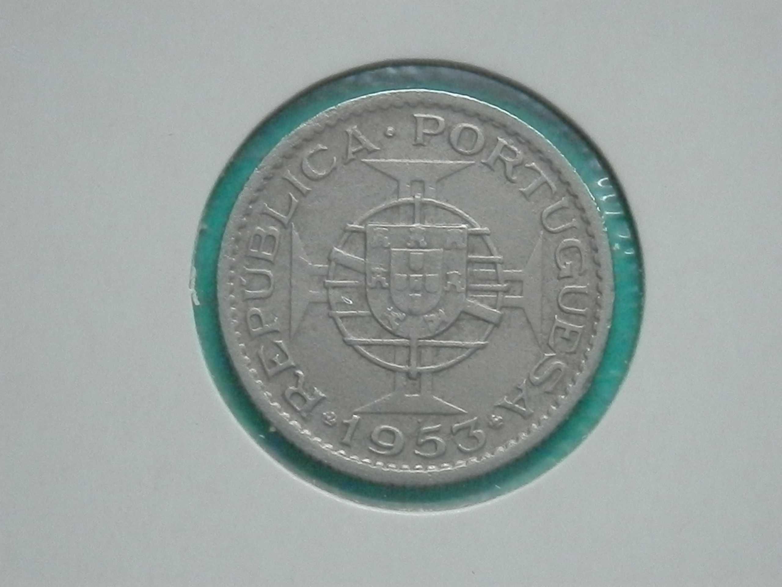 919 - Cabo Verde: 2$50 escudos 1953 cuni, por 30,00