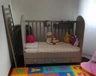 Cama de Grades para Bebé com 3 Gavetas
