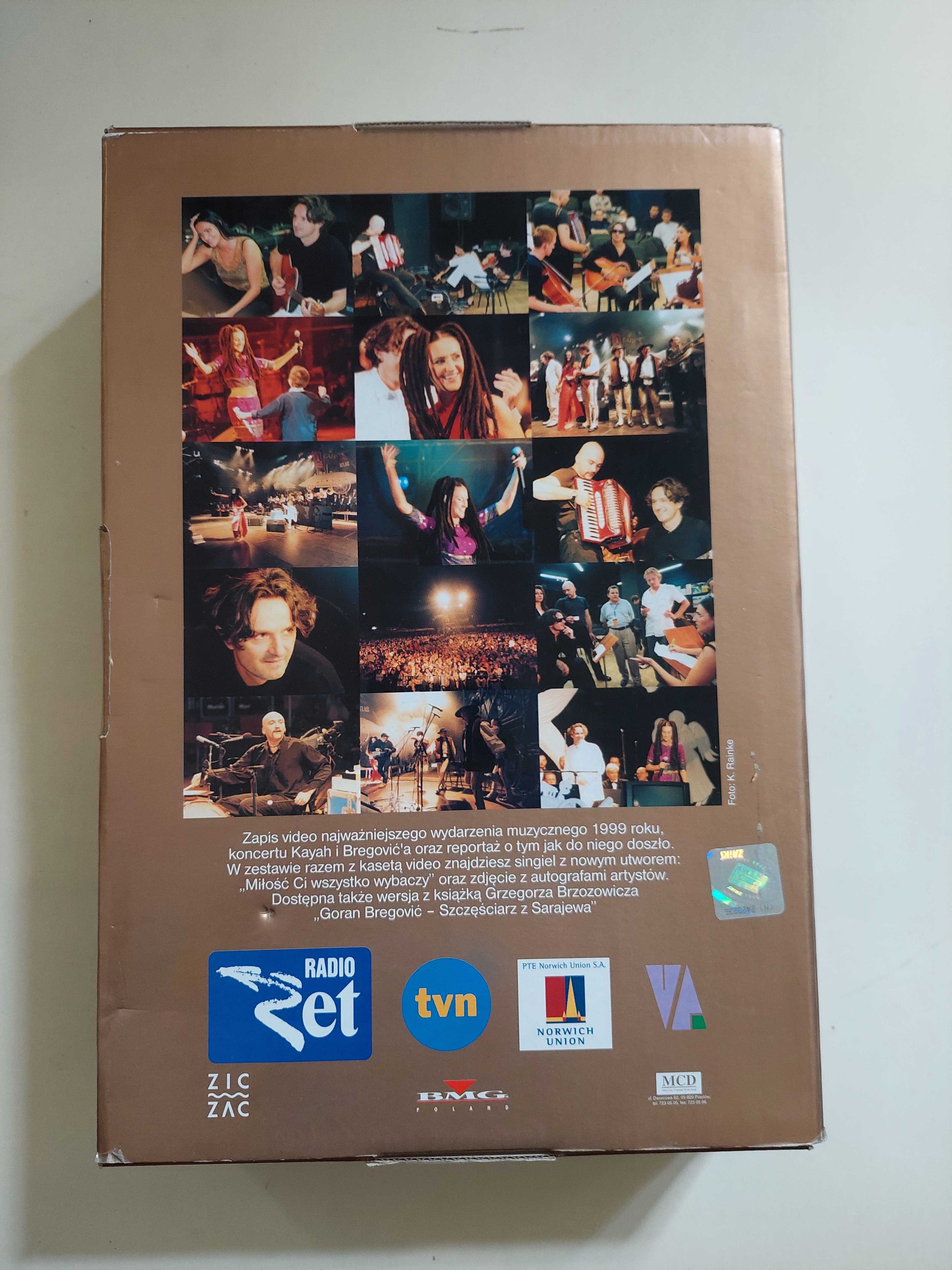 Limitowany Box Kayah i Bregovich koncert VHS
