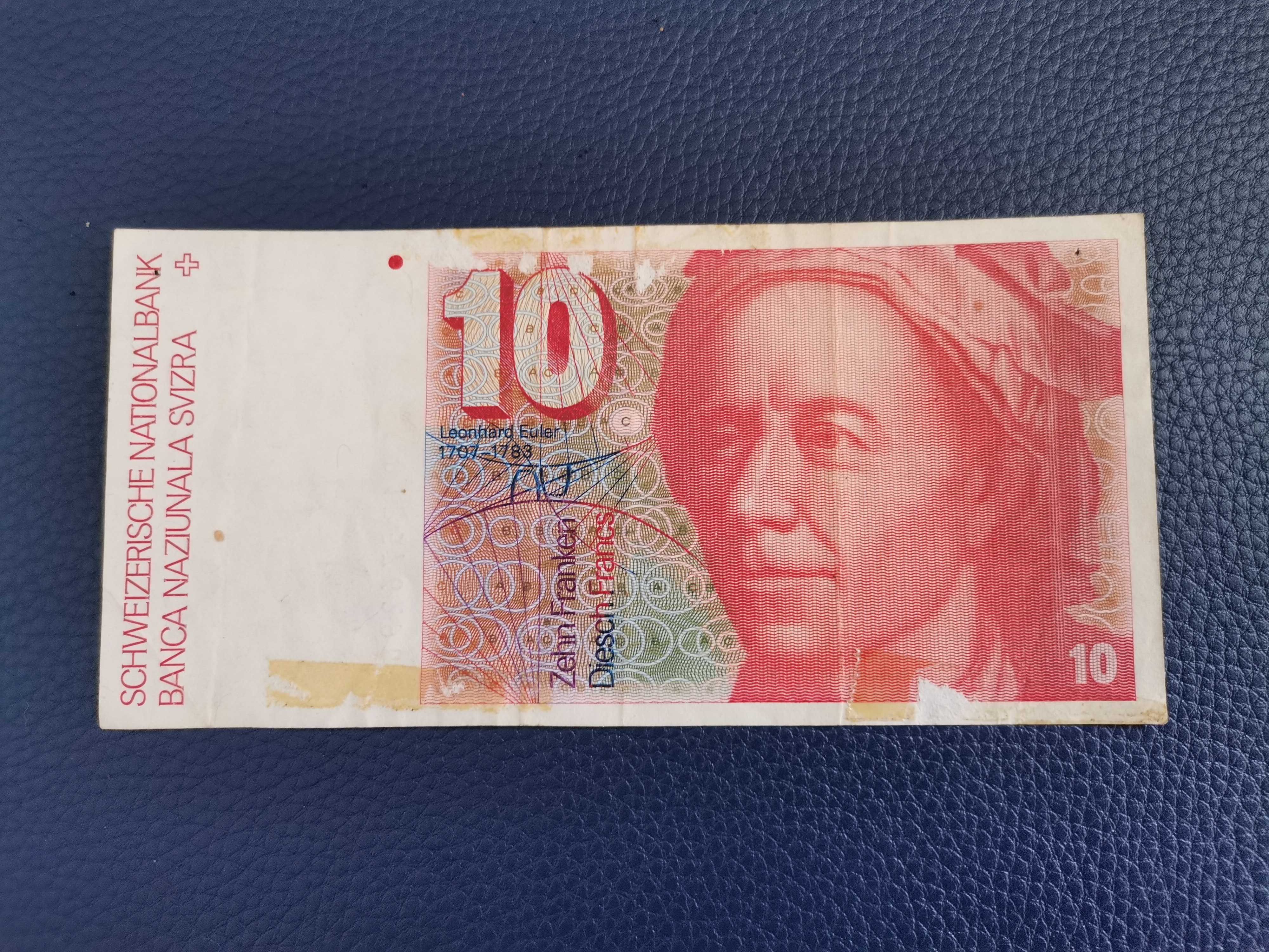 Nota de 10 francs Suíços