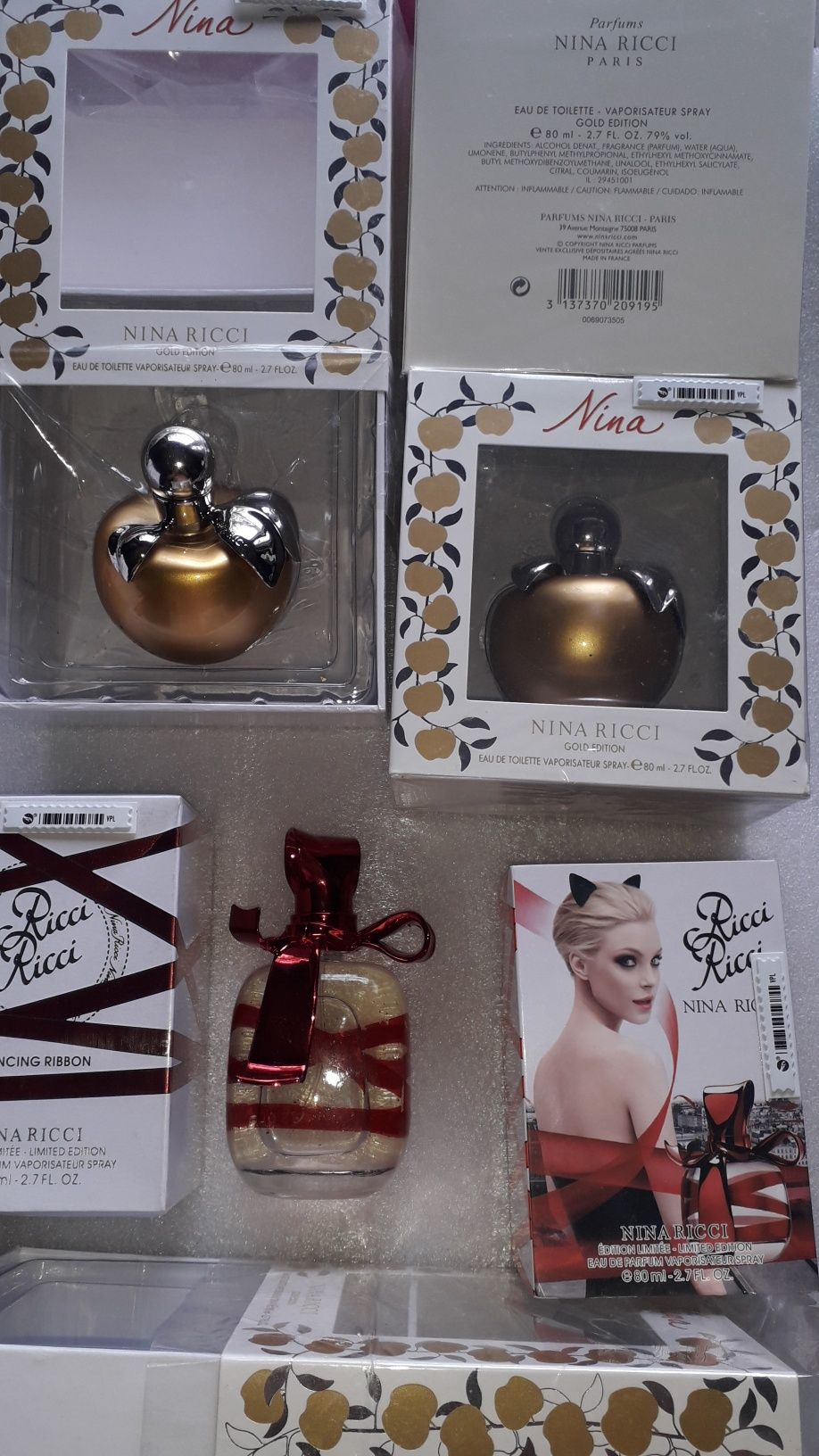 Nina Ricci.Nina.Dancing Ribbon.Gold Edition.Green.Ricci Ricci.лот.100м