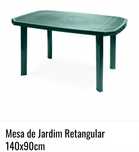 Mesa e cadeiras jardim