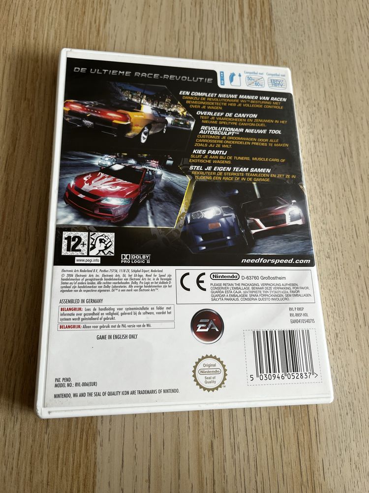 Need for speed Carbon Wii