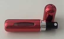 Mini atomizer do perfum, kolor czerwony