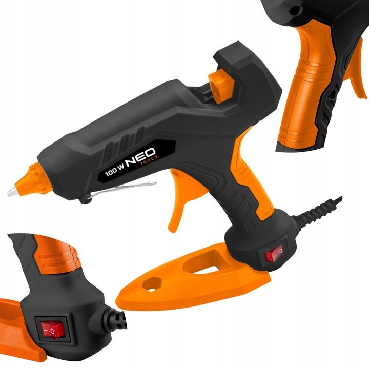 Neo Tools Pistolet Do Klejenia Kleju Na Gorąco Klejowy Mocny 100w 11mm