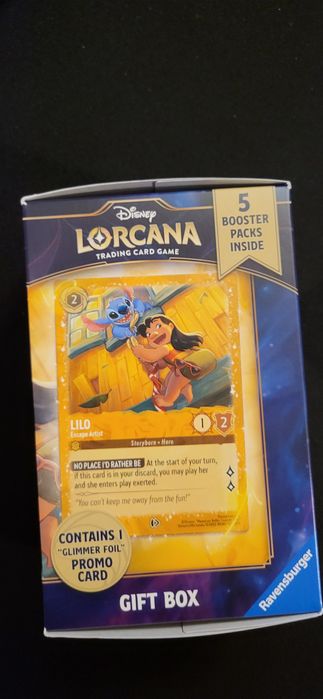 Lorcana Disney english booster box, deck, gift
