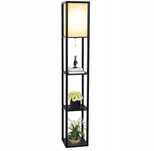Lampa stojąca, regał, półka, podłogowa, loft, loftowa, nowoczesnaLampk