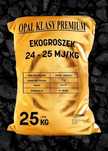 Węgiel ekogroszek 24-25 MJ - suchy, workowany (opał/kruszywa/grysy)