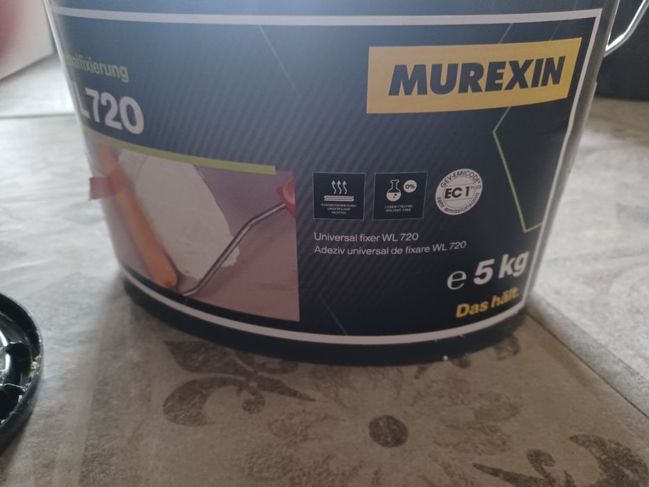 1/2 wiadra Uniwersalny preparat mocujący WL 720 MUREXIN  pół wiadra po