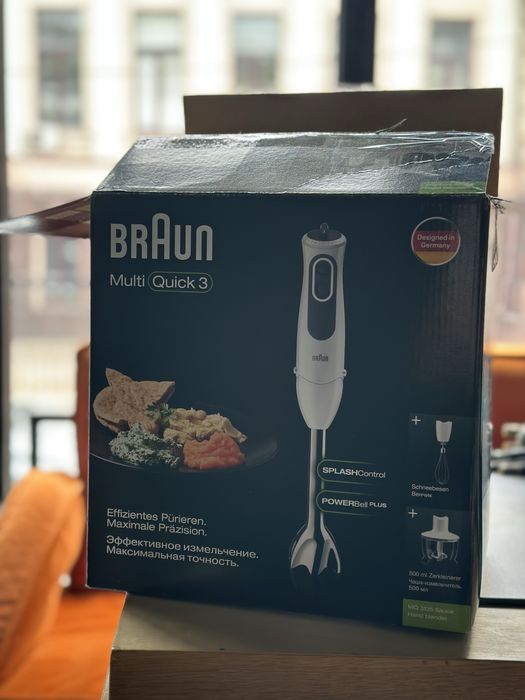 Блендер занурювальний Braun Miniprimer 3 MQ 3135 WH SAUCE